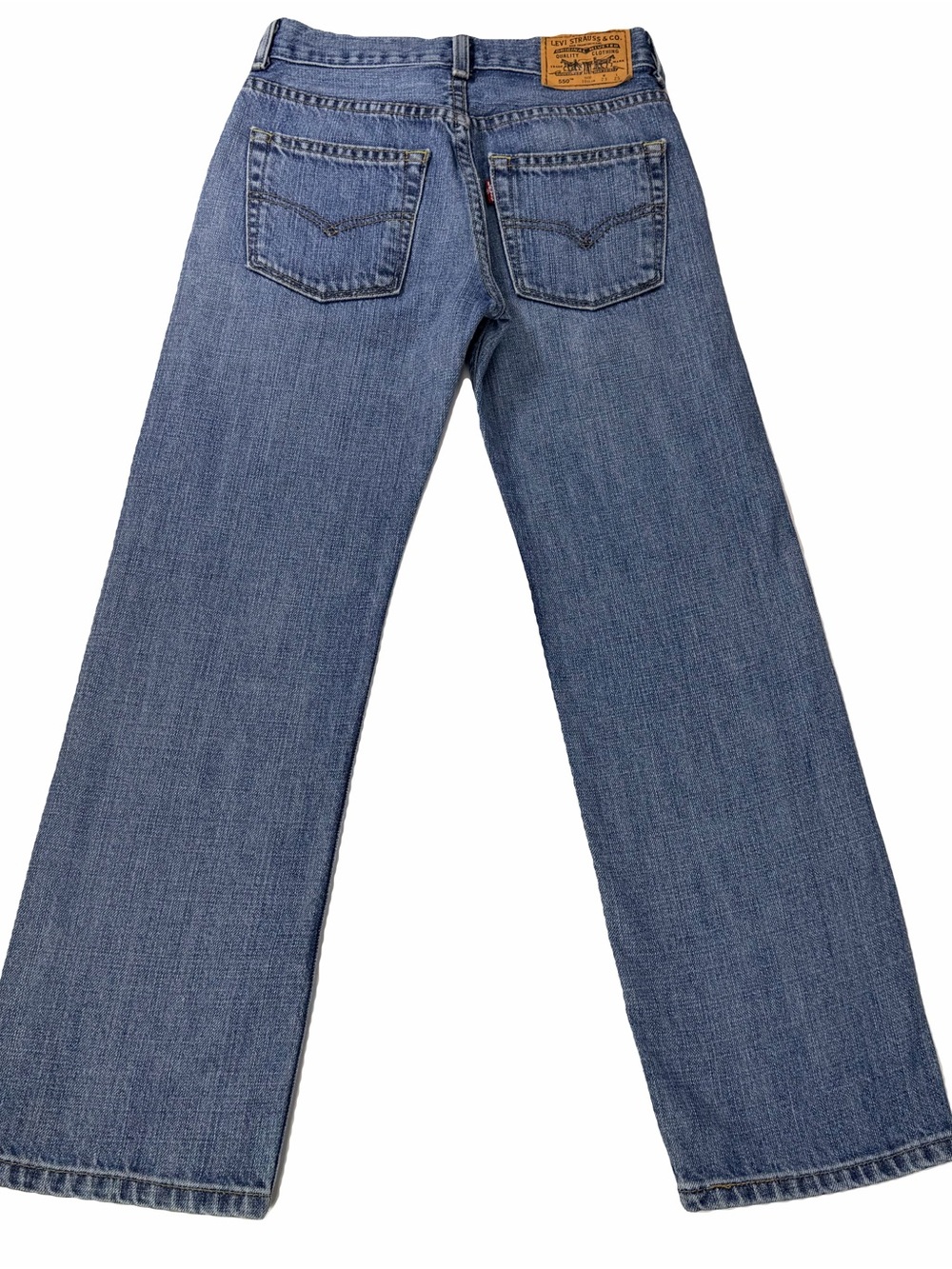 Levi's 550 Jeans Size Boys' 10 Slim 23" X 25" - Picture 5 of 10